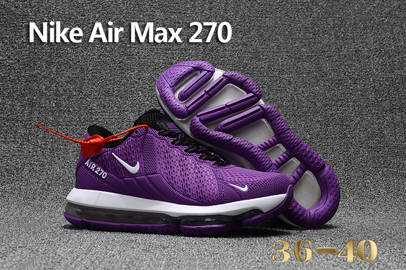 Women Nike Air Max Flair Purple White Shoes